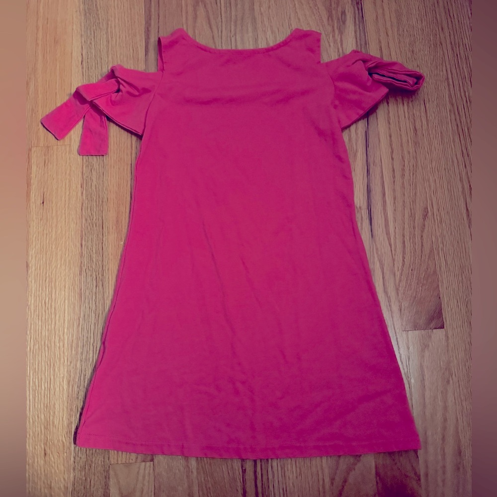Pink girl’s dress - excellent used condition size 120